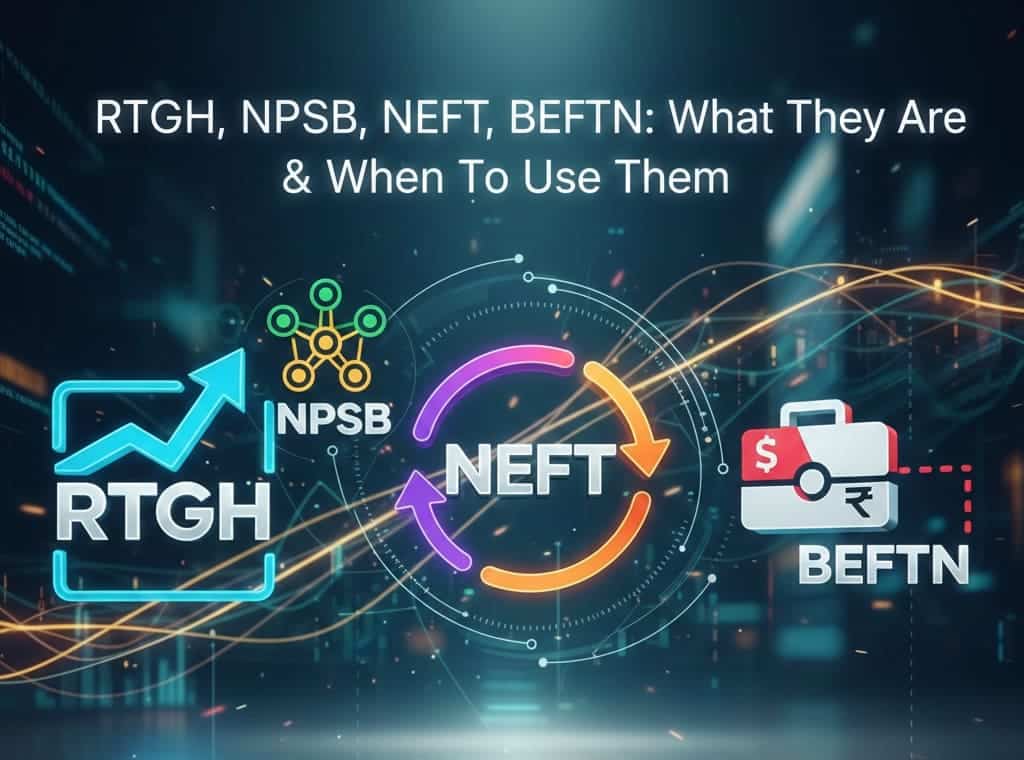 RTGH NPSB NEFT BEFTN